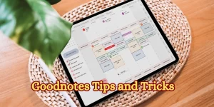 Goodnotes Tips and Tricks