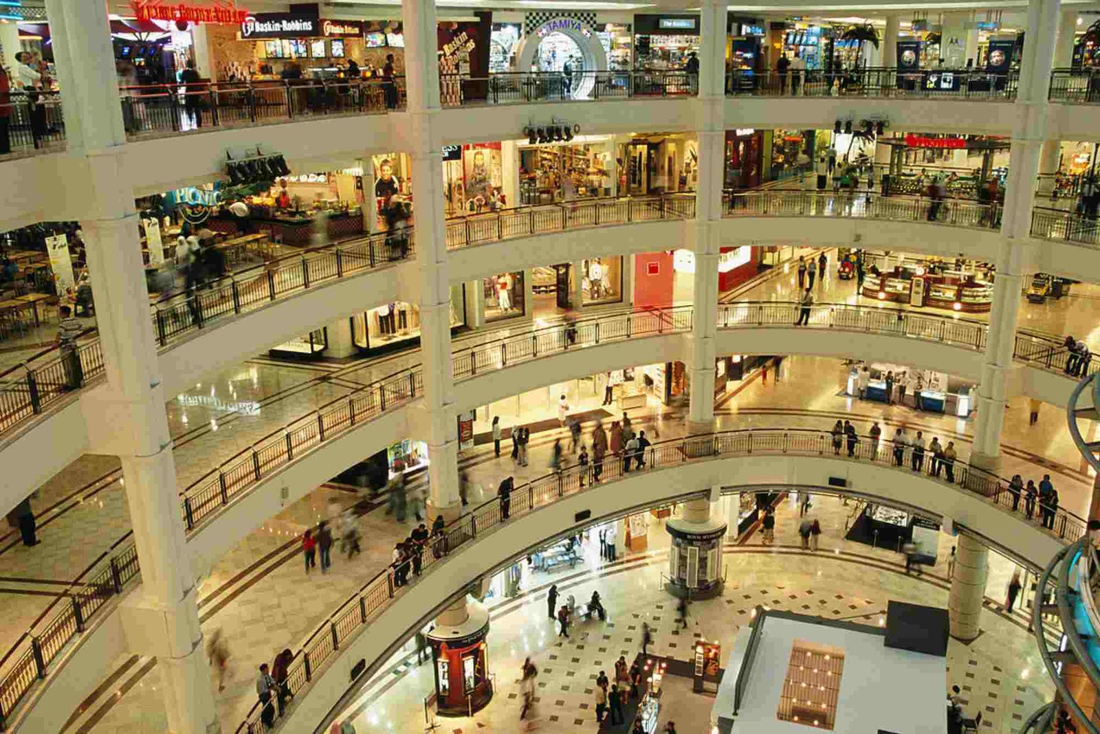 Shopping near the Petronas Towers