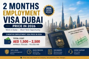 2 Months Employment Visa Dubai Price in 2026